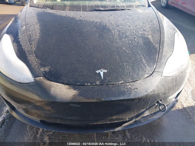 12546022 :رقم المزاد ، 5YJ3E1EA0NF194351 vin ، 2022 Tesla Model 3 Rwd/standard Range مزاد بيع
