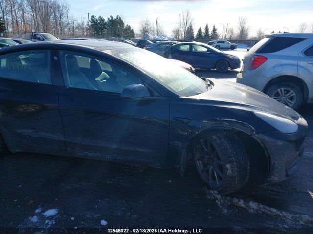 12546022 :رقم المزاد ، 5YJ3E1EA0NF194351 vin ، 2022 Tesla Model 3 Rwd/standard Range مزاد بيع