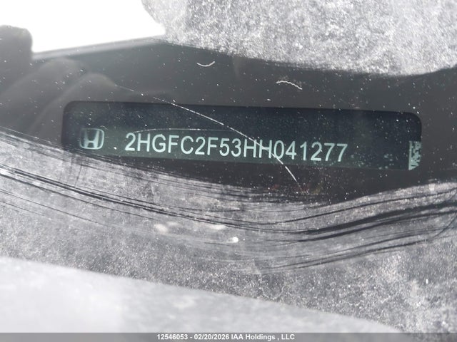 12546053 :رقم المزاد ، 2HGFC2F53HH041277 vin ، 2017 Honda Civic Lx مزاد بيع