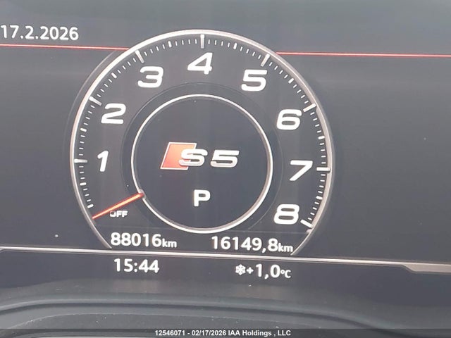 Aukcja sprzedaży 2018 Audi S5 Prestige, vin: WAUC4CF59JA090778, numer aukcji: 12546071