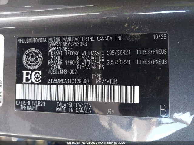 Lexus Rx Rx 350 2026 2T2BAMCA1TC128500 Image 19