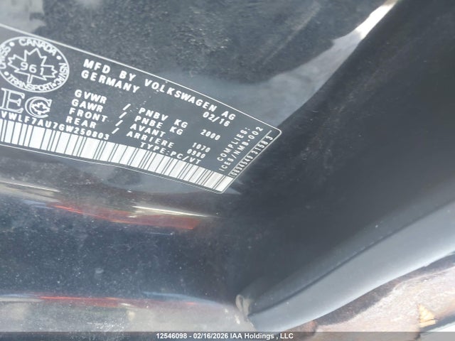 WVWLF7AU7GW250803 Volkswagen Golf R 2.0 Tsi