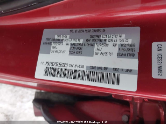 JM3KFBDM3S0559360 Mazda Cx-5 Premium