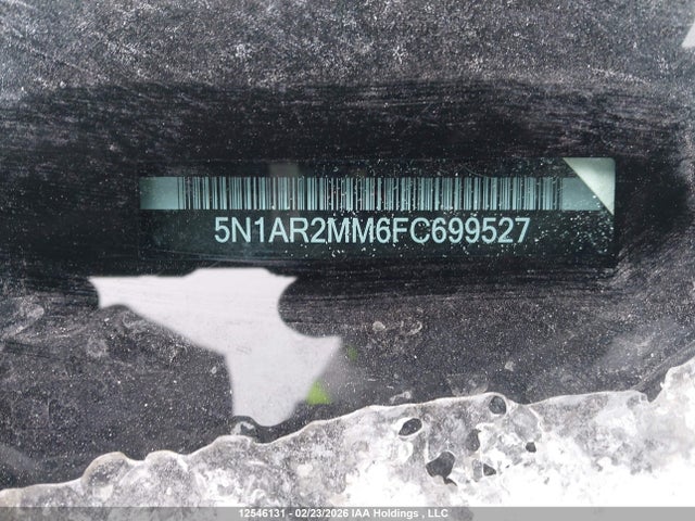 5N1AR2MM6FC699527 Nissan Pathfinder S/sv/sl/platinum