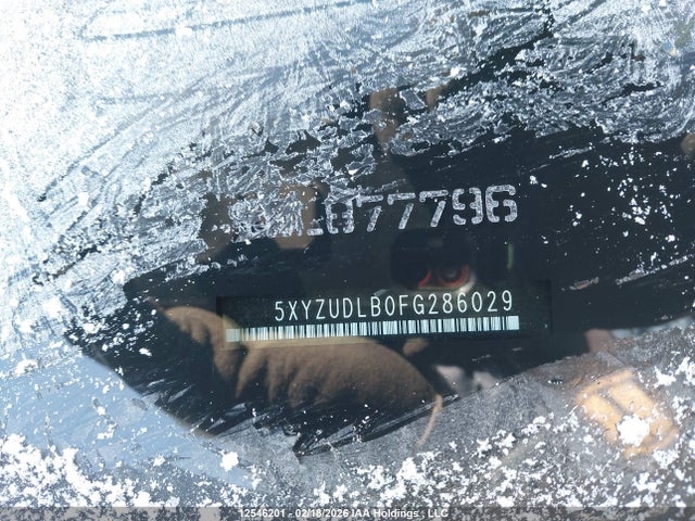 12546201 :رقم المزاد ، 5XYZUDLB0FG286029 vin ، 2015 Hyundai Santa Fe مزاد بيع