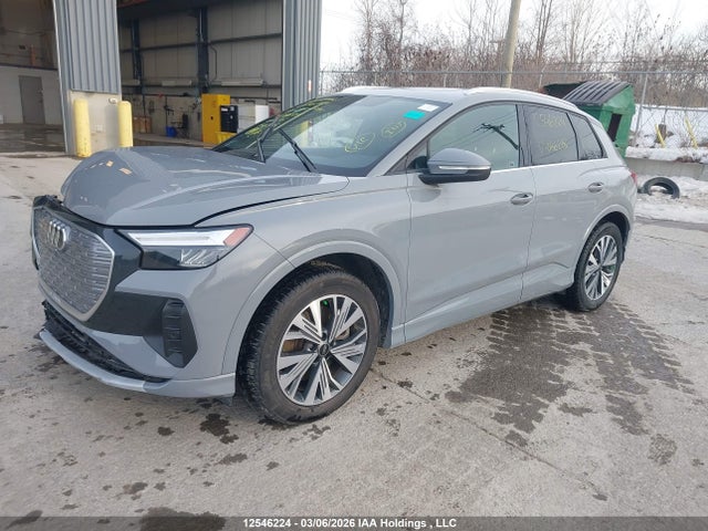 2024 Audi Q4 E-tron მანქანა იყიდება აუქციონზე, vin: WA1GUAFZ8RP086218, აუქციონის ნომერი: 12546224