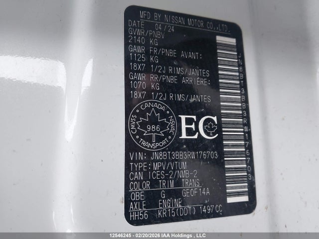 Nissan Rogue 2024 JN8BT3BB3RW176703 Image 18