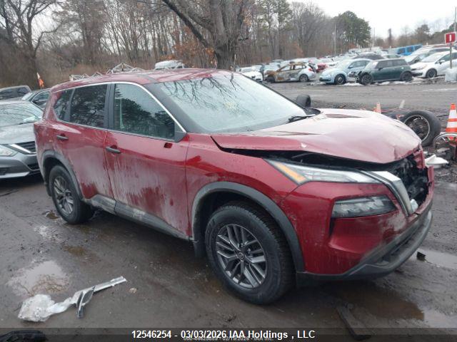 2021 Nissan Rogue S მანქანა იყიდება აუქციონზე, vin: 5N1AT3AB2MC779155, აუქციონის ნომერი: 12546254
