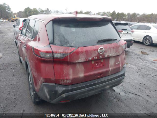 2021 Nissan Rogue S მანქანა იყიდება აუქციონზე, vin: 5N1AT3AB2MC779155, აუქციონის ნომერი: 12546254