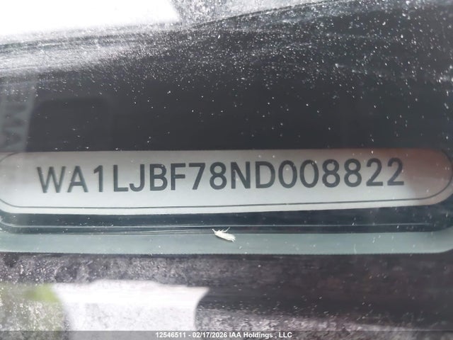 Продаж на аукціоні авто 2022 Audi Q7 Premium Plus, vin: WA1LJBF78ND008822, номер лоту: 12546511