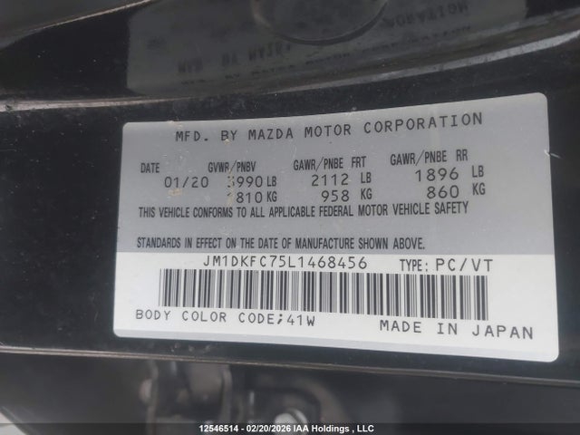 JM1DKFC75L1468456 Mazda Cx-3 Gs