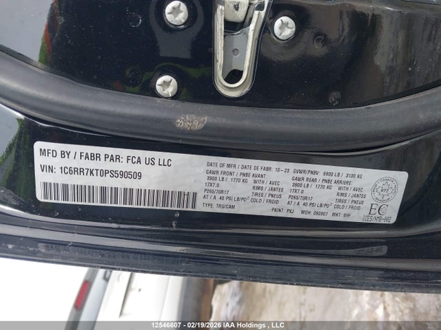 1C6RR7KT0PS590509 RAM 1500 Classic Tradesman
