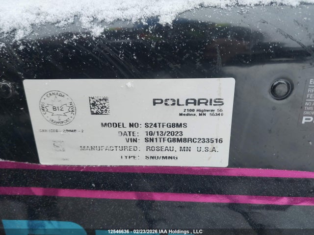 SN1TFG8M8RC233516 Polaris Khaos