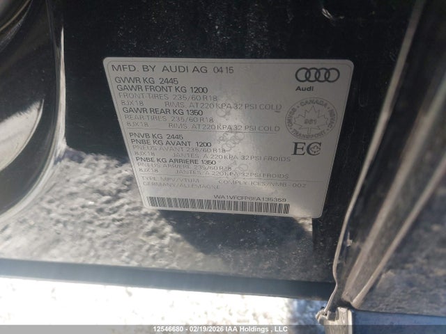 Audi Q5 Prestige 2015 WA1VFCFP6FA135359 Image 19