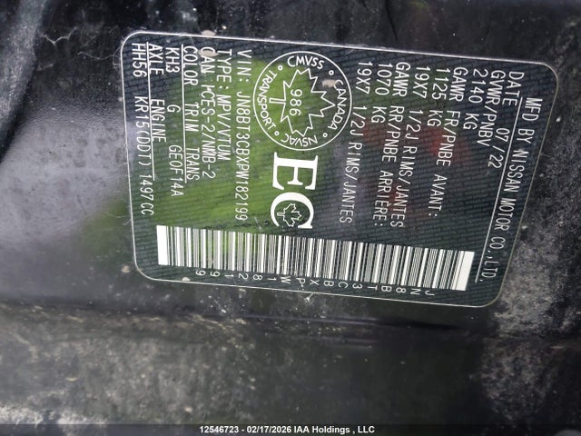 Nissan Rogue Sl 2023 JN8BT3CBXPW182199 Image 9