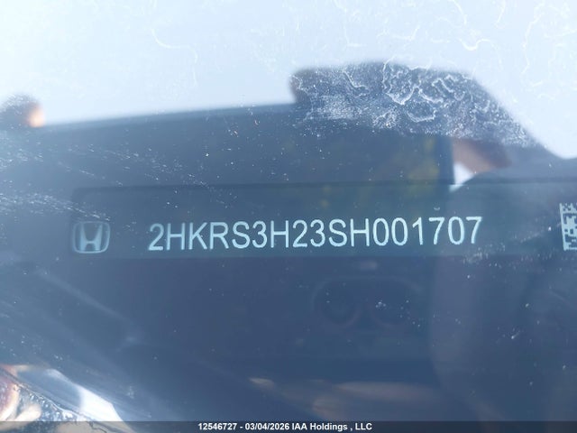 2HKRS3H23SH001707 Honda CR-V
