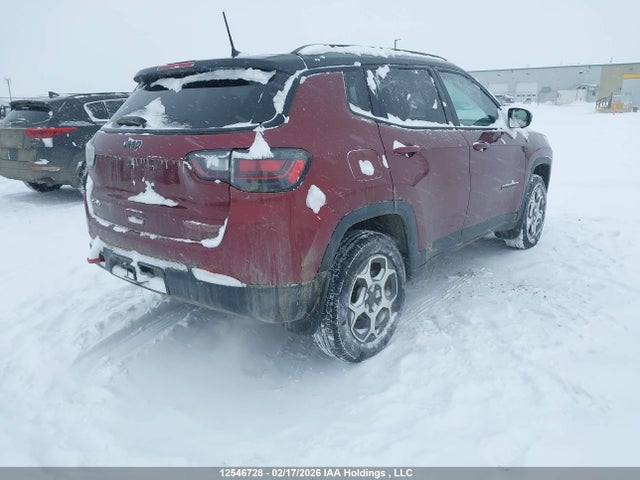Aukcja sprzedaży 2022 Jeep Compass Trailhawk, vin: 3C4NJDDBXNT220603, numer aukcji: 12546728