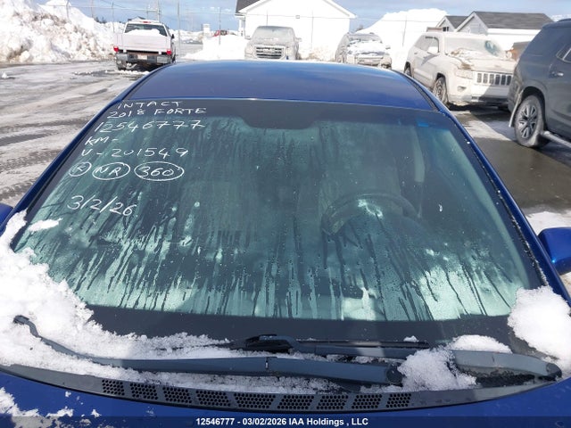 2018 Kia Forte Lx/lx+ მანქანა იყიდება აუქციონზე, vin: 3KPFK4A71JE201549, აუქციონის ნომერი: 12546777