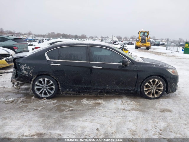12546814 :رقم المزاد ، 1HGCR2E58FA808135 vin ، 2015 Honda Accord Sport مزاد بيع
