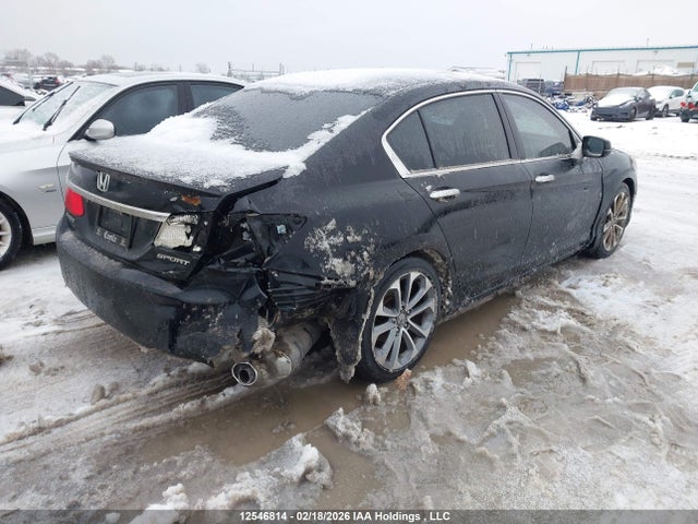 12546814 :رقم المزاد ، 1HGCR2E58FA808135 vin ، 2015 Honda Accord Sport مزاد بيع