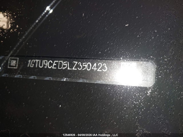 1GTU9CED5LZ350423 GMC Sierra K1500 Elevation