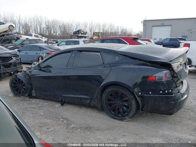 2022 Tesla Model S Plaid მანქანა იყიდება აუქციონზე, vin: 5YJSA1E67NF462296, აუქციონის ნომერი: 12546928
