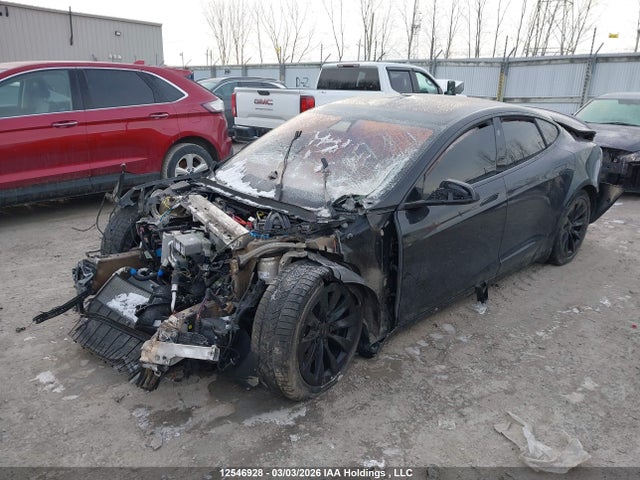 2022 Tesla Model S Plaid მანქანა იყიდება აუქციონზე, vin: 5YJSA1E67NF462296, აუქციონის ნომერი: 12546928