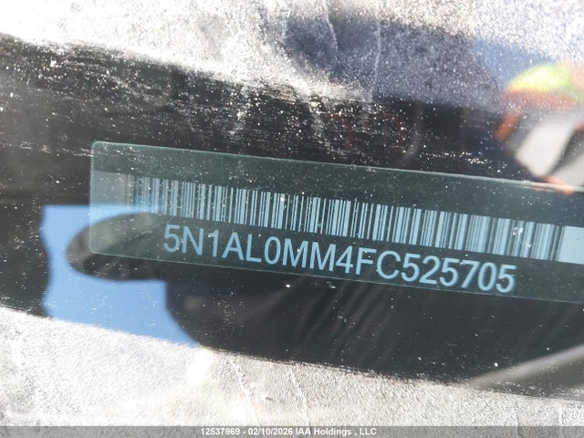 5N1AL0MM4FC525705 Infiniti QX60
