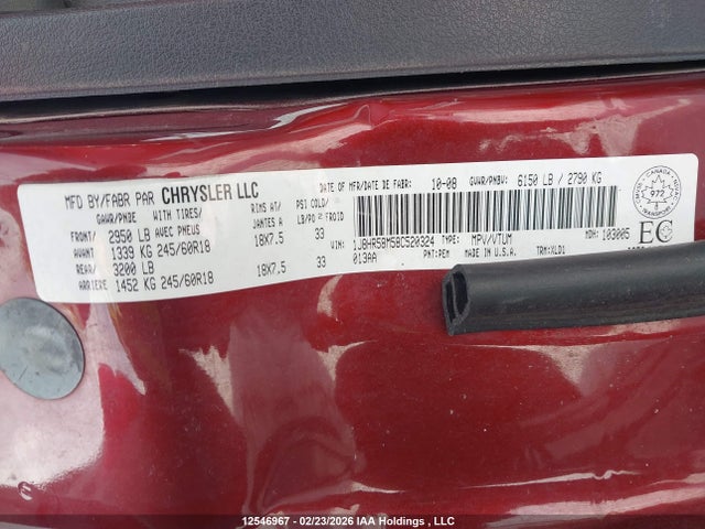 12546967 :رقم المزاد ، 1J8HR48M38C214202 vin ، 2008 Jeep Grand Cherokee Laredo مزاد بيع