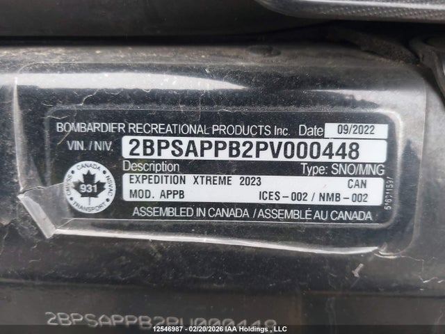 Bombardier Renegadex 2023 2BPSAPPB2PV000448 Image 9