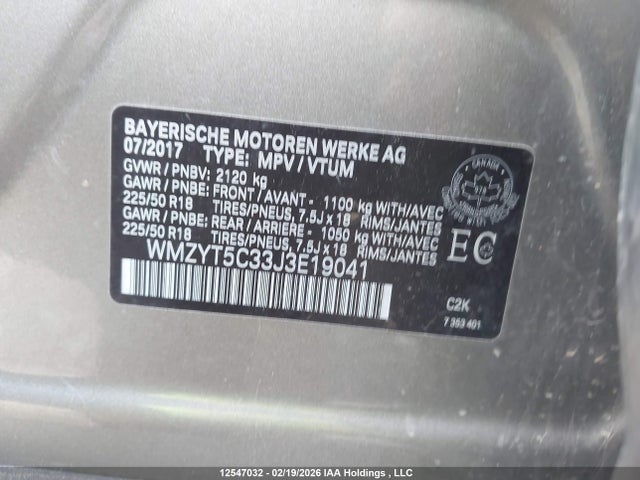 WMZYT5C33J3E19041 Mini Countryman Cooper S