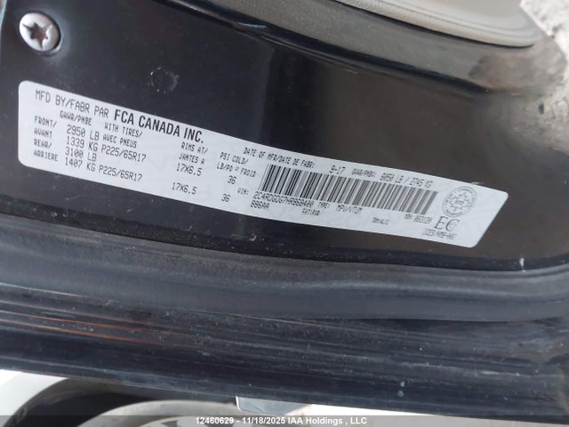 Aukcja sprzedaży 2017 Dodge Grand Caravan Crew, vin: 2C4RDGDG7HR868400, numer aukcji: 12460629