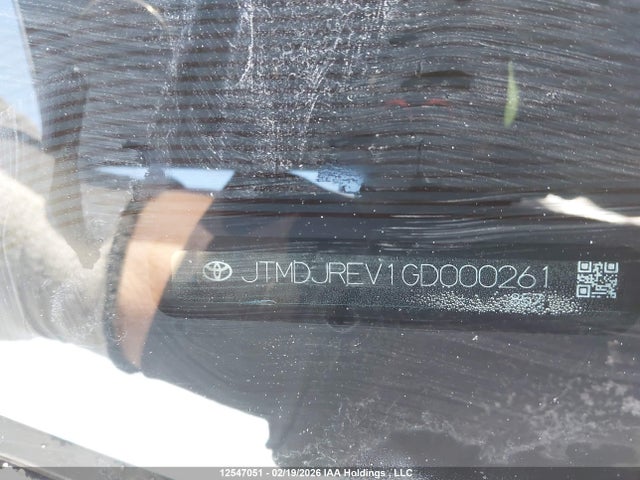 JTMDJREV1GD000261 Toyota Rav4 Hybrid Limited