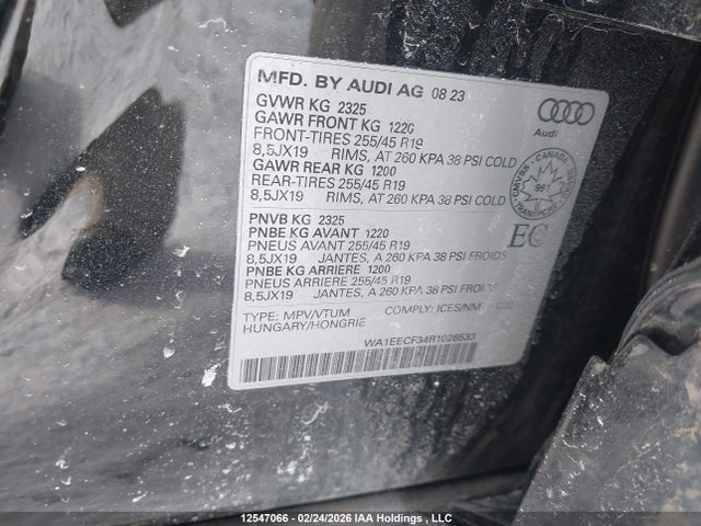 Audi Q3 45 Progressiv 2024 WA1EECF34R1026533 Image 18