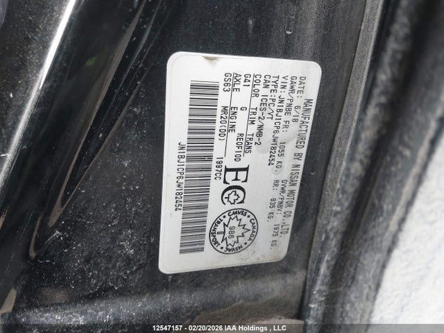 JN1BJ1CP6JW182454 Nissan QASHQAI