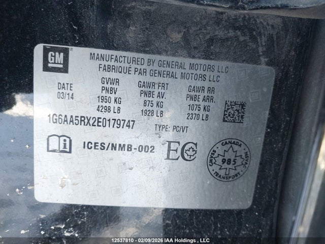 Cadillac Ats Turbo 2014 1G6AA5RX2E0179747 Image 9