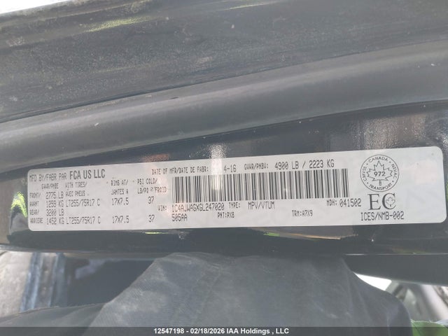 1C4AJWAGXGL247020 Jeep Wrangler Sport
