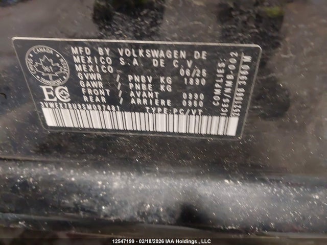 3VWEX7BU9SM097481 Volkswagen JETTA SE