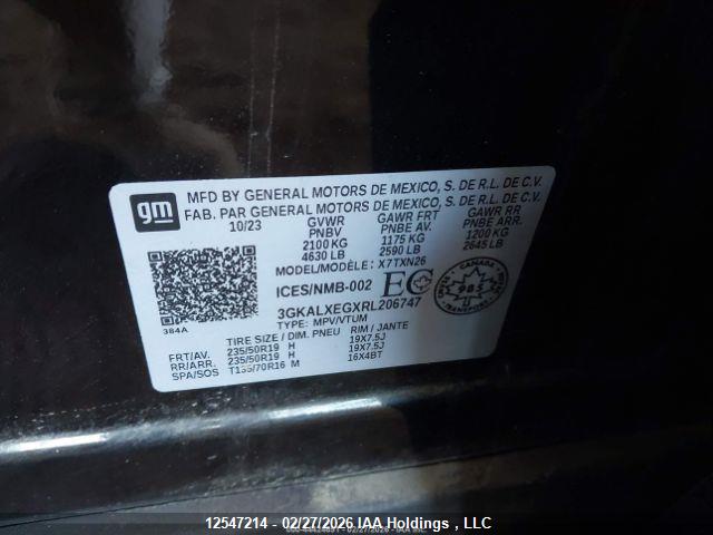 3GKALXEGXRL206747 GMC Terrain