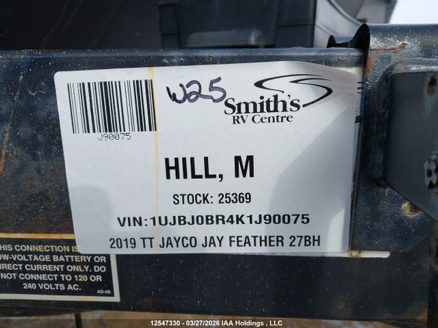 1VJBJ0BR4K1J90075 Jayco Jayflight