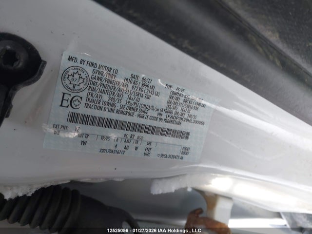 1FADP3K29HL300956 Ford FOCUS SE