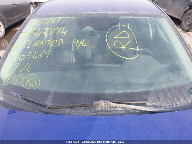 2021 Hyundai Elantra Hybrid მანქანა იყიდება აუქციონზე, vin: KMHLM4AJ6MU005469, აუქციონის ნომერი: 12547394