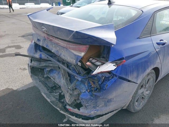 2021 Hyundai Elantra Hybrid მანქანა იყიდება აუქციონზე, vin: KMHLM4AJ6MU005469, აუქციონის ნომერი: 12547394