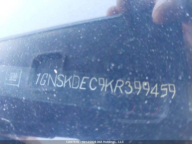 Aukcja sprzedaży 2019 Chevrolet Tahoe Police, vin: 1GNSKDEC9KR399459, numer aukcji: 12547616
