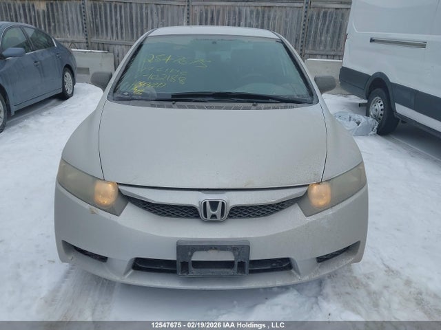 12547675 :رقم المزاد ، 2HGFA16249H102188 vin ، 2009 Honda Civic Dx/dx-a مزاد بيع