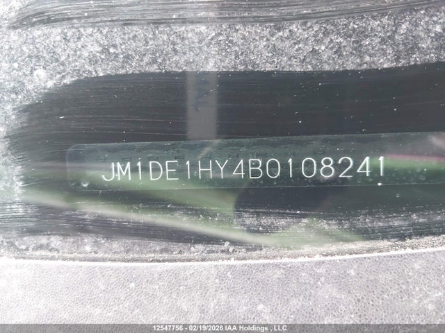 2011 Mazda Mazda2 მანქანა იყიდება აუქციონზე, vin: JM1DE1HY4B0108241, აუქციონის ნომერი: 12547756