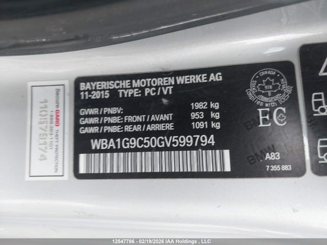 WBA1G9C50GV599794 BMW 228i Xdrive