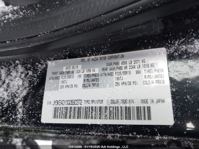 JM3KE4DY0G0680372 Mazda Cx -5 Gt 4dr Awd