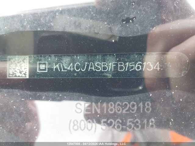 Auction sale of the 2015 Buick Encore, vin: KL4CJASB1FB156134, lot number: 12547808