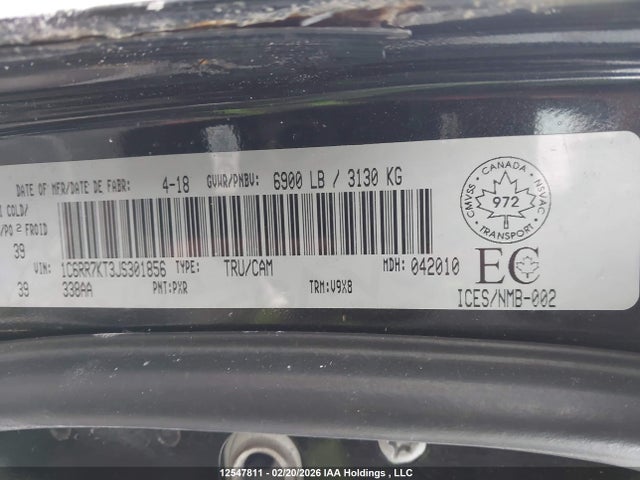 RAM 1500 St 2018 1C6RR7KT3JS301856 Image 17